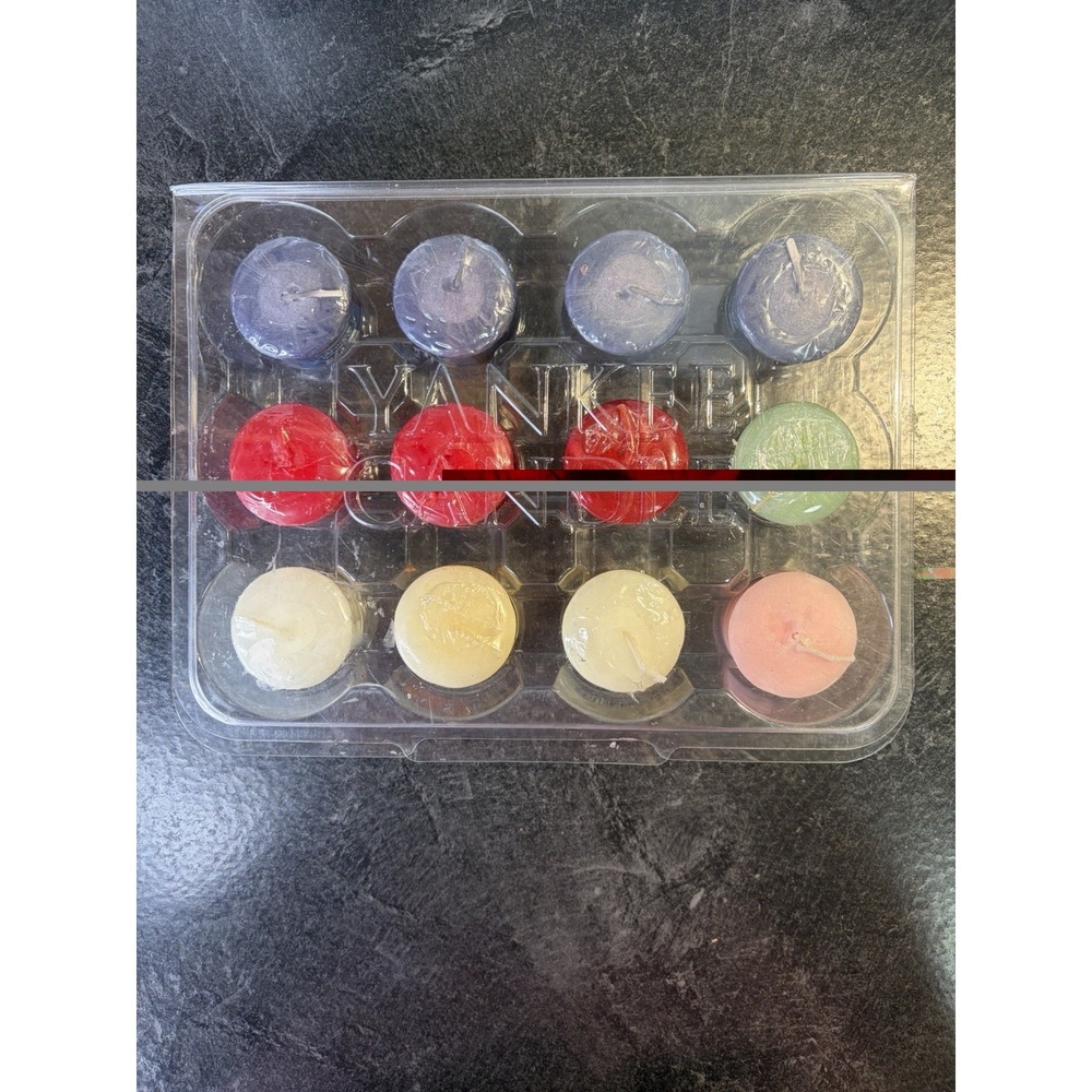 Yankee Candle Assorted Votive Sampler Case 1.75oz Lot Of 12